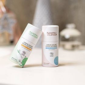 Crema de maini organica solida cu migdale, zero waste, 27g - Rampal Latour
