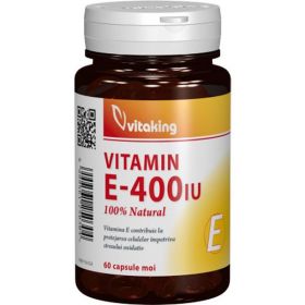 Vitamina E 400IU Vitaking, 60 capsule