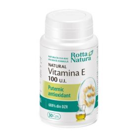 Vitamina E Naturala 100 U.I. Rotta Natura, 30 capsule