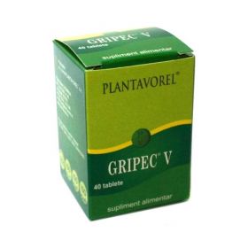 Gripec V Plantavorel, 40 tablete