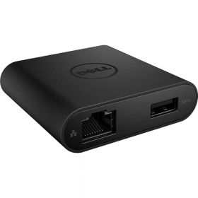 Adaptor Dell DA200, USB C, Negru