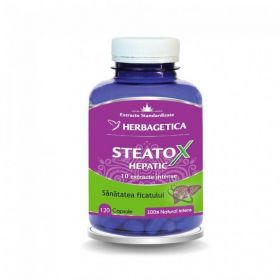 Steatox Hepatic 30 cps, 60 cps si 120 cps, Herbagetica 120 capsule