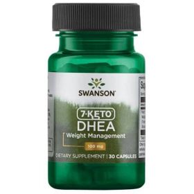 Arzator de Grasimi si Slabit, 7-KETO DHEA, Complex Termogenic Patentat, 100 mg, 30 Capsule, Swanson