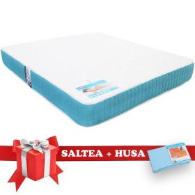 Saltea Memory Foam Saltex 160x200 cm + Husa cu elastic