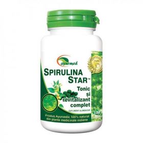 Spirulina star, tonic si revitalizant 120 tablete Ayurmed 120 tablete