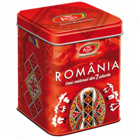 Ceai Suvenir Romania, rosu, 75 g, Fares