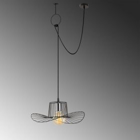 Lustra Opviq, Tel - 6731, 38x122 cm, E27, 100 W, negru