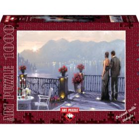 Puzzle 1000 piese - Lake Caf&eacute;-RICHARD MACNEIL