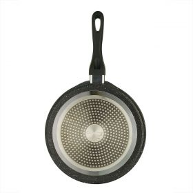 Tigaie pentru clatite Black Sand, Heinner, 28x1.5 cm, aluminiu turnat, negru