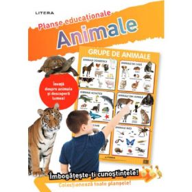 Animale. Planse educationale, editura Litera