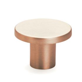 Buton pentru mobilier Como, cupru periat, D: 26 mm - Viefe