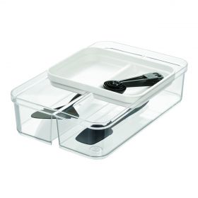 Organizator pentru dulap bucatarie Crisp, iDesign, 30.5x20.5x7.6 cm