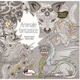 Animale fantastice. Carte de colorat pentru adulti, editura Aramis