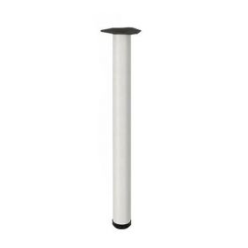 Picior pentru masa H 820, D 60, finisaj alb - Maxdeco
