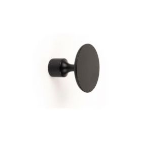 Buton pentru mobilier Floid, finisaj negru, D:34,8 mm - Viefe