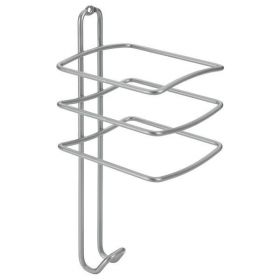 Suport pentru uscatorul de par, gri, 10x10x25 cm - Maxdeco
