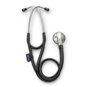 Stetoscop Little Doctor LD Cardio, profesional, 3 seturi de olive auriculare, o diafragma de schimb, placuta de identificare, Negru/inox