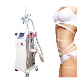 Aparat Profesional Criolipoliza Dublu, Lipolaser - Liposuctie Virtuala, RF Fototerapie Indepartare celulita, Cavitatie Radiofrecventa Lifting Salon, AU58