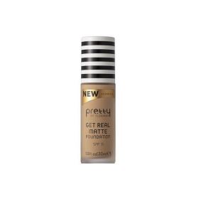 Fond de ten Pretty by Flormar Get Real Matte 05 Soft Beige, 30 ml