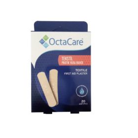 Plasturi Prim Ajutor Textil - Octamed OctaCare Textile First Aid Plaster, 19 x 72mm, 20 buc