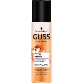 Balsam Spray Reparator pentru Par Uscat si Deteriorat - Schwarzkopf Gliss Hair Repair Total Repair Express-Repair-Conditioner for Dry, Stressd Hair, 200 ml