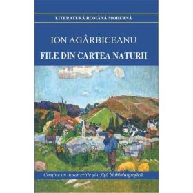 File din cartea naturii - Ion Agarbiceanu, editura Cartex