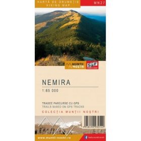 Muntii Nemira. Harta de drumetie. Muntii nostri, editura Schubert &amp; Franzke