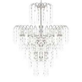 Aplica Perete Cristale pentru sufragerie, dinning, dormitor, Crystal Lux Silver S1