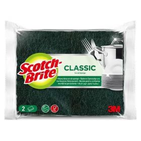 Bureti Clasici pentru Vase Curatenie Puternica - 3M Scotch Brite Sponge, 2 buc