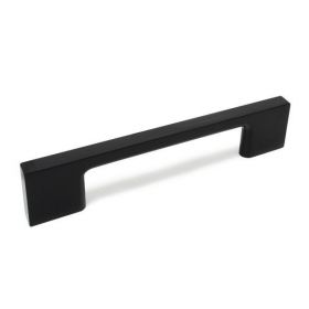 Maner pentru mobila Uzo, finisaj negru mat, L:128 mm