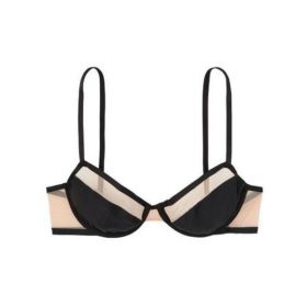 Sutien Victoria&#039;s Secret, Unlined Mesh Demi Bra, Negru , 32C (70C)