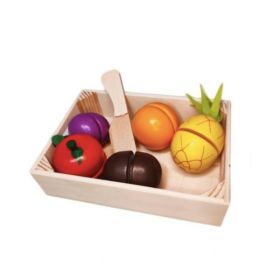 Jucarie ladita de legume de feliat din lemn,7Toys