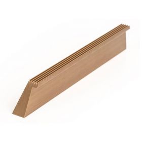 Maner pentru mobila Rail, finisaj alama cava periata, L 180 mm