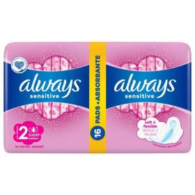 Absorbante Igienice - Always Sensitive Duo Ultra Soft &amp; Flexible Super, Marimea 2, 16 buc