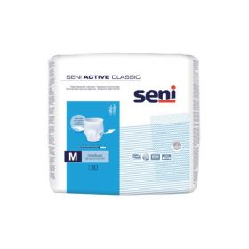 Scutece pentru Adulti Tip Chilot Elastic - Seni Active Classic Elastic Disposable Underwear, Medium, 30 buc