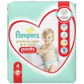 Scutece-Chilotel - Pampers Premium Care Pants, marimea 4 (9-15 kg), 22 buc