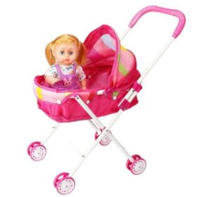 Carucior landou pentru papusi Hello Doll