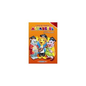 A4 - Alfabetul - Exercitii grafice - Carte de colorat, editura Eurobookids