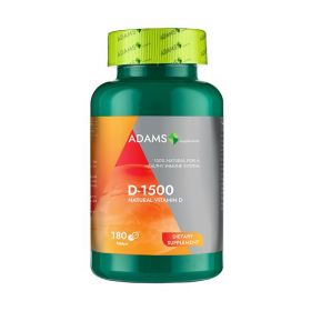 Vitamina D-1500 Adams Supplements, 180 tablete