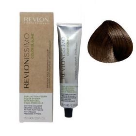 Vopsea Vegana Demi-permanenta - Revlon Professional Color Sublime by Revlonissimo Ammonia Free Permanent Color, nuanta 5 Light Brown, 75 ml