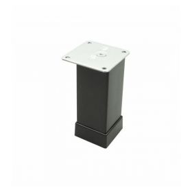 Picior model KARE 40x40, 50 mm, finisaj negru mat