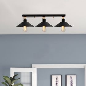 Lustra Berceste N-660, Noor, 80 x 16 cm, 3 x E27, 100W, negru