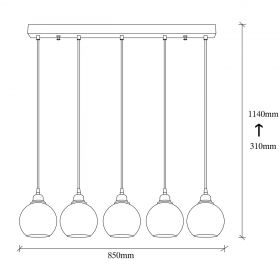 Candelabru, Opviq, Smoked - 014, E27, 60 W, metal/sticla