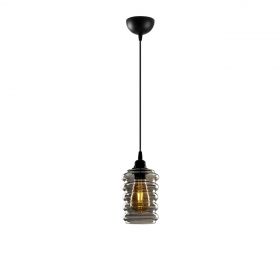 Candelabru, Opviq, Smoked - 020, E27, 60 W, metal/sticla