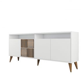 Bufet inferior Milan, Hommy Craft, 180x35x78.6 cm, alb