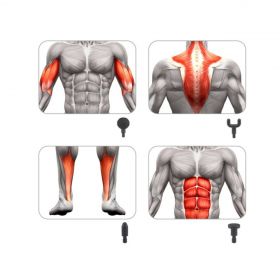 Aparat masaj intens pentru dureri musculare P302MAS001, Beper, cu percutie, 22.8x22x 6.5 cm, ABS