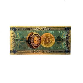 Bancnota de colectie 100 Bitcoin
