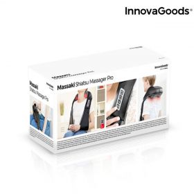 Aparat de masaj Shiatsu Pro Massaki InnovaGoods 24W, 110x17x13 cm