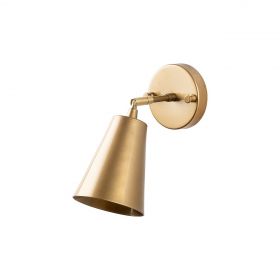 Aplica de perete, Evander - 13190, Fulgor, 10 x 26 x 21 cm, 1 x E27, 40W, auriu