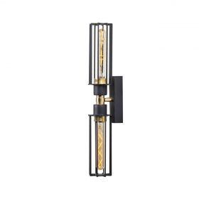 Aplica de perete, Fellini - MR - 879, Alby, 8 x 15 x 50 cm, 2 x E27, 40W, negru